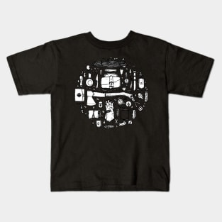 retro hiking gear Kids T-Shirt